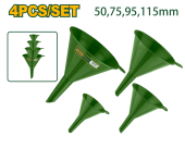 Набор пластиковых воронок Ø50,75,95,115мм; JDUFS2304 Jadever