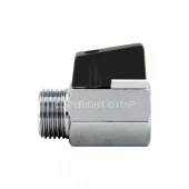 Кран шаровый "мини" D. 3/8" П/М бабочка PN15 ITAP