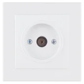 Розетка телевизионная концевая ALEGRA NILSON белая