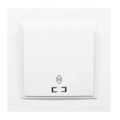 Выключатель проходной 1 клавишный с подсветкой Despina 102-190025-110