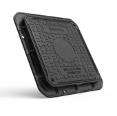 Люк композитный квадратный MEDAPARK 500x500x35 A15 для пешеходных зон