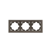 Рамка 3-я Графитовый Вертикальная / Горизонтальная Elmos