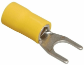 Наконечник вилка 4-6мм2, М5 желтый