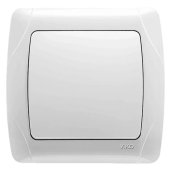 Выключатель одноклавишный Carmen Viko by Panasonic. Белый