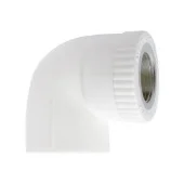 Уголок ППР переходной d32х3/4"В белый. MPN