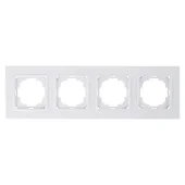 Рамка ALEGRA NILSON 4х местная  белая