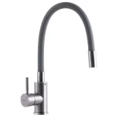 Смеситель для кухни ZERIX 807 SUS-011 REFL.GRAY с гибким изливом