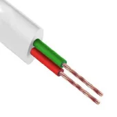 Кабель телефонный 2*7/0.12 CCS белый