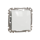 Выключатель одноклавишный проходной Schneider-Electric SDD111106 sedna 10 A 250 В белый