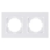 Рамка  ALEGRA NILSON 2 поста белая