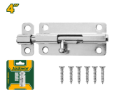 Задвижка накладная (шпингалет, щеколда) с шурупами 4", JDCX2K04 Jadever