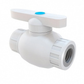 Кран шаровой полнопроходной с внутр резьбой PP-R Ø 20x1/2’’, RTP
