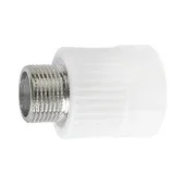 Муфта ППР переходная d20х3/4'Н белый. MPN