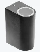 Фасадный светильник max.2x35W GU10 IP54 92x150mm черный PL-12672P PANLIGHT