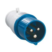 Вилка мобильная 013 2P+PE 16A 220V IP 44TDM