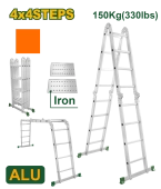 Лестница мультифункциональная 4 секции по 4 ступени; 4450мм; Jadever