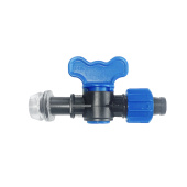 Кран цилиндрический PE + лента D. 16 (с резинкой) MTS