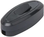 Выключатель  6A черный