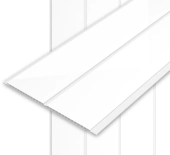 Вагонка ПВХ 250*7*5950мм - SW10 2 WHITE белая глянец