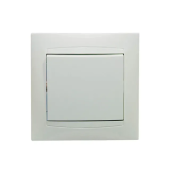 Переключатель одноклавишный перекрёстный Elmos jasmin 10 A 230 В белый