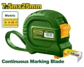 Рулетка строительная, стальная, корпус пластик, 7,5м*25мм; JDMT4341; Jadever