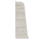 Торцевая левая заглушка для плинтусов P19, Дуб Онтарио, Arbiton