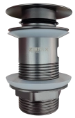 Донный клапан Zerix BV-09 GRAY 1 1/4" Click Clack