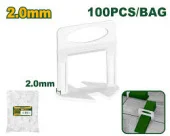 Клипсы для системы выравнивания плитки 2,0мм 100шт; JDXZ2002 Jadever