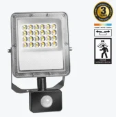 Прожектор LED с датчиком движения PL-FLS20W-3CCT 20W 3000K/4000K/6500K