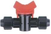 Кран для ленты капельного полива  16*16мм