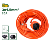 Удлинитель электрический 3×1.5 мм² 5 м 10 А / 250 В JDEJAG02 Jadever