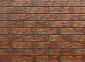 Плитка клинкер COLORADO Brick 24,5*6,5 см (тощина 6,5 мм), матовая, коричневый, кирпич