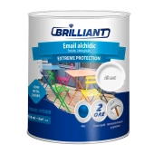 Эмаль алкидная Brilliant Extreme белый матовый 0.75л