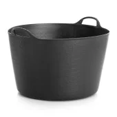 Гибкое ведро (корзина) CAPAZO Premium, 72 л (Черное)