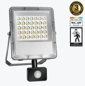 Panou LED CU SENZOR DE MISCARE PL-FLS30W-3CCT 30W IP65 100LM W 
