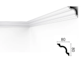 Плинтус потолочный LX-110 80*80*2000 мм, экструдированный полистирол