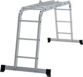 Лестница – трансформер алюминиевая 4 секции по 3 ступени, Новая Высота
