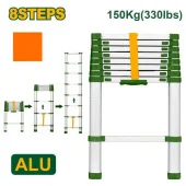 Лестница телескопическая 8 ступеней 2,6 м JDLD5H08 Jadever