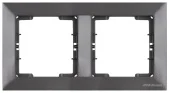 Рамка 2 постовая антрацит CANDELA Mutlusan