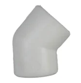 Уголок ППР d32x45град. белый. EMIRPLAST