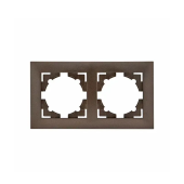 Рамка 2-я Графитовый Вертикальная / Горизонтальная Elmos