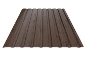 Профнастил LID (H=1.5m) венге (древесина) / LS-10
