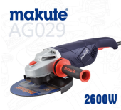 Углошлифовальная машина 180mm, 220V, 2600W, 6500 об/мин, Makute