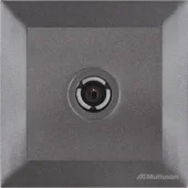 Розетка телевизионная антрацит CANDELA Mutlusan