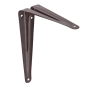 Кронштейн для полочек с полимерным покрытием  KM-100x125 коричневый