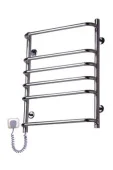 Полотенцесушитель электрический Стандарт-6 Элна Сервис. 640 х 480 х 130 мм. Нержавеющая сталь. Хром.