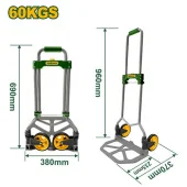 Тележка ручная складная 60 кг  JDWB9A06 Jadever