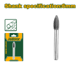 Борфреза (шарожка) ротационная Ø6мм; для металла; острая дугообразная; Jadever