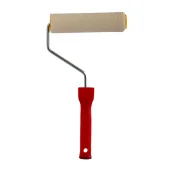 Валик "Velur" 15x100-4мм с ручкой 6x100мм, Lider