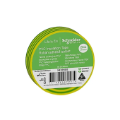 Изолента IMT38205 20 м x 15 мм Белый/Зелёлый Schneider-Electric
